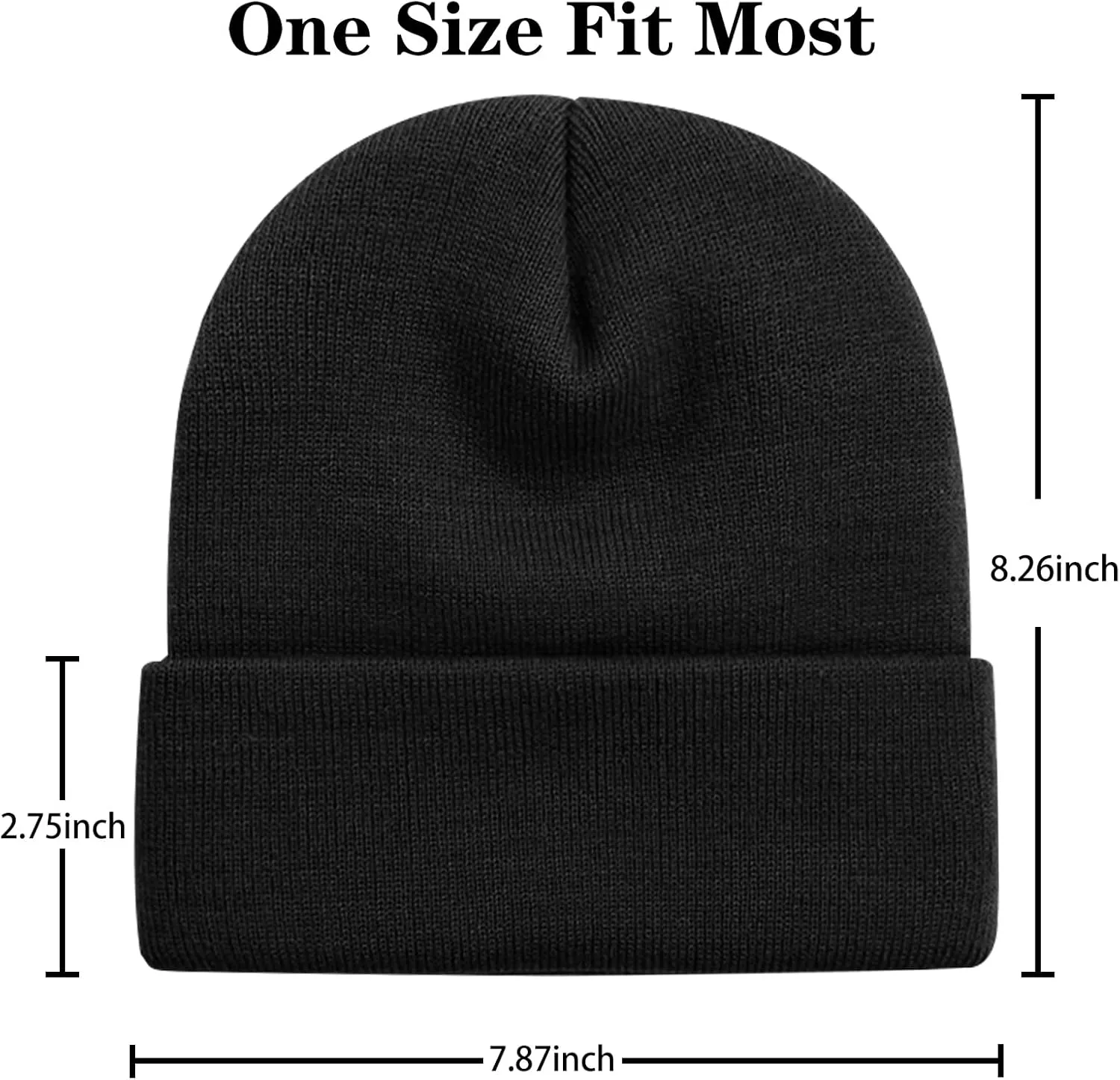 ZOORON Beanies Hats for Men Women Knit Hats Winter Beanies Men's Women's Knit Cuffed Beanies Hats